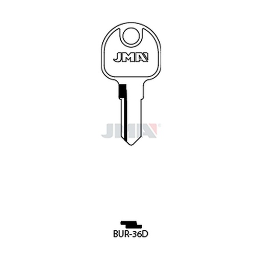[BUR-36D] Clé plate acier BUR-36D