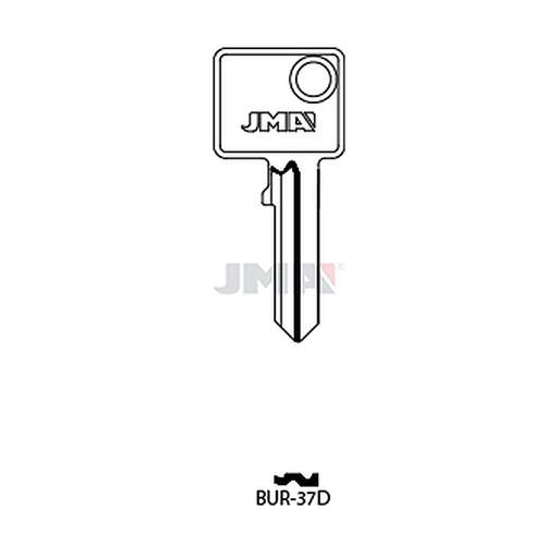 [BUR-37D] Clé plate acier BUR-37D
