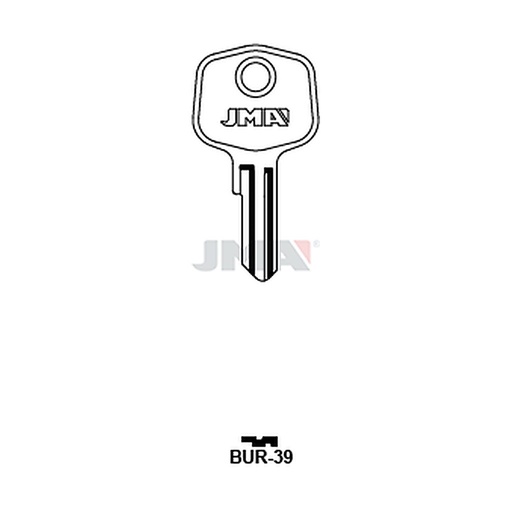 [BUR-39] Clé plate acier BUR-39
