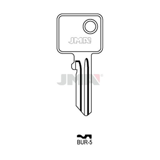 [BUR-5] Clé plate acier BUR-5