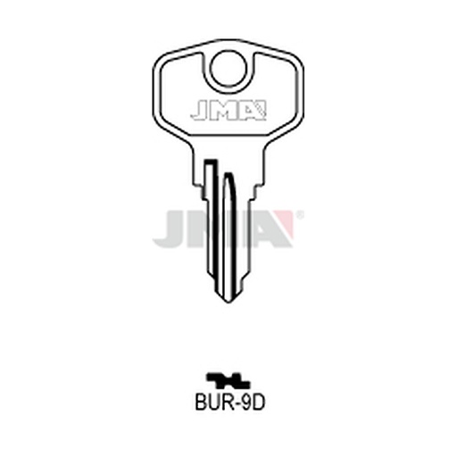 [BUR-9D] Clé plate acier BUR-9D