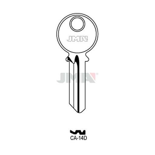 [CA-14D] Clé plate acier CA-14D