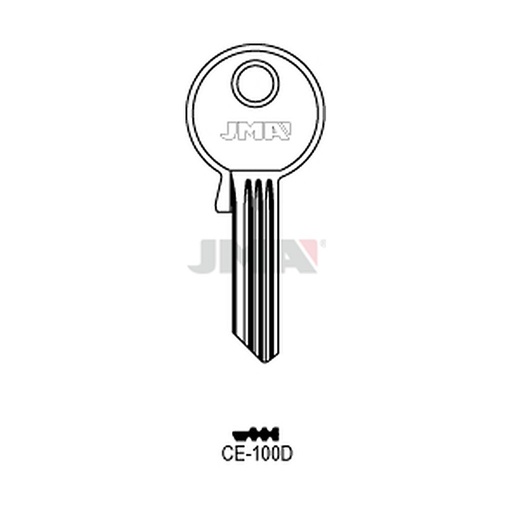[CE-100D] Clé plate ps acier CE-100D