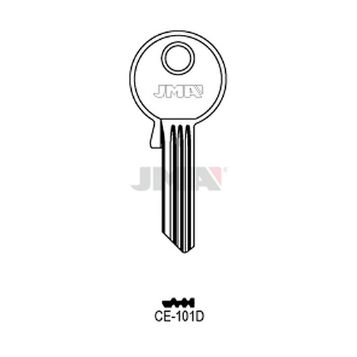 [CE-101D] Clé plate ps acier CE-101D