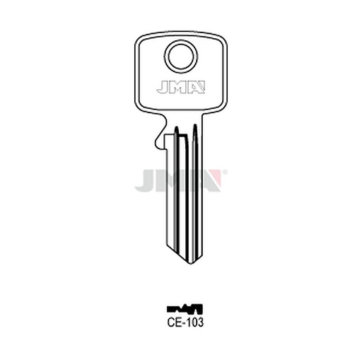 [CE-103] Clé plate ps acier CE-103