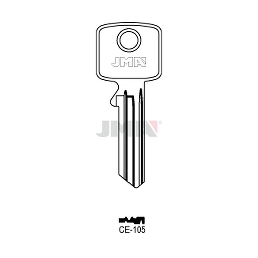 [CE-105] Clé plate ps acier CE-105