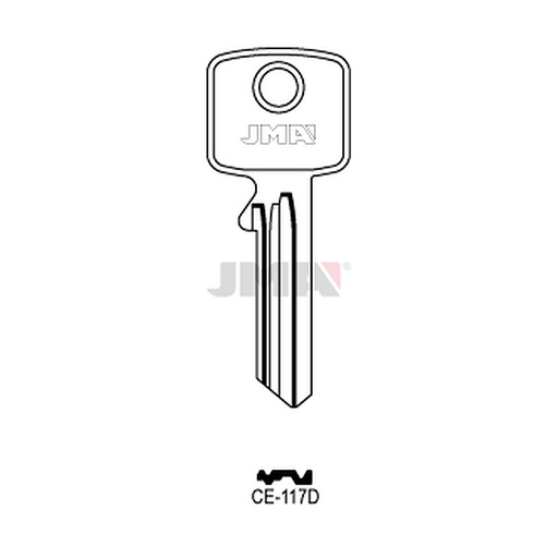 [CE-117D] Clé plate ps acier CE-117D