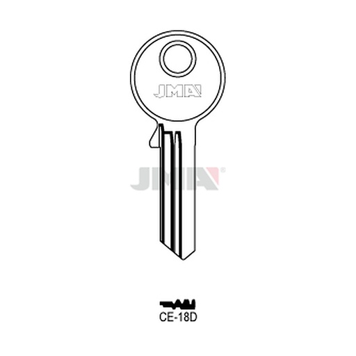[CE-18D] Clé plate ps acier CE-18D