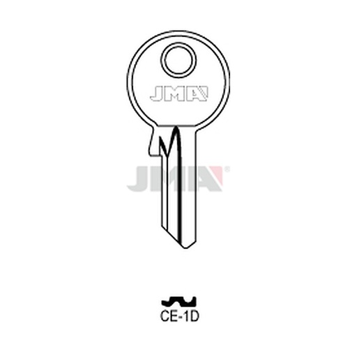 [CE-1D] Clé plate acier CE-1D