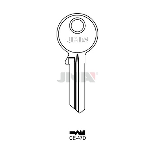 [CE-47D] Clé plate ps acier CE-47D