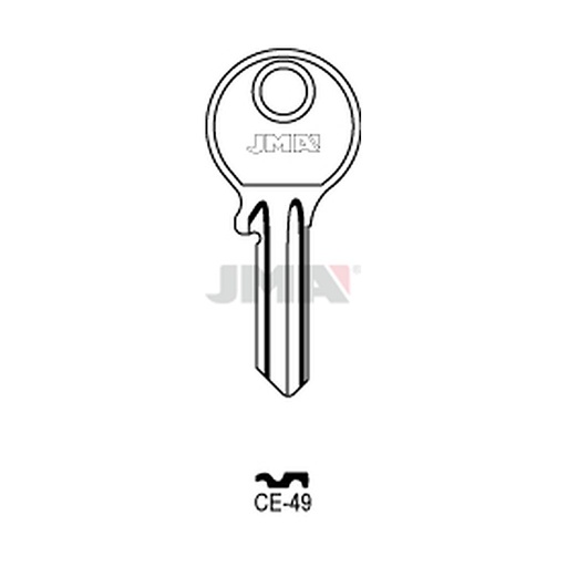 [CE-49] Clé plate acier CE-49