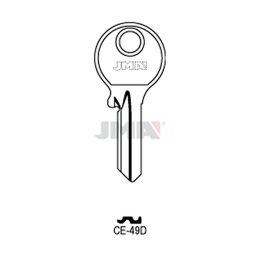 [CE-49D] Clé plate acier CE-49D