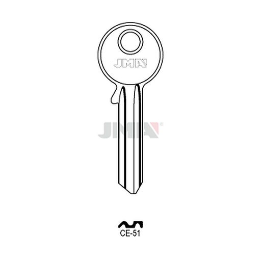 [CE-51] Clé plate acier CE-51