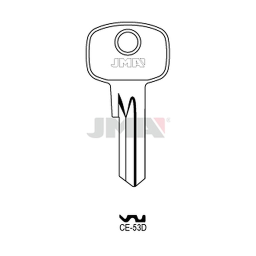 [CE-53D] Clé plate acier CE-53D