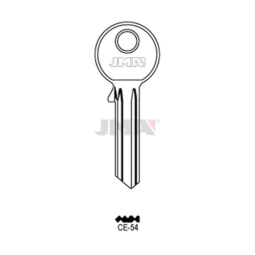 [CE-54] Clé plate ps laiton CE-54
