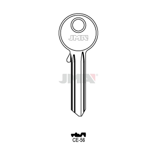[CE-56] Clé plate ps laiton CE-56