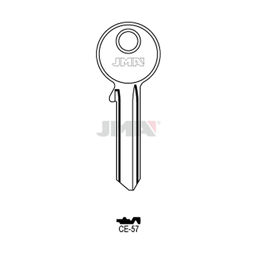 [CE-57] Clé plate ps laiton CE-57
