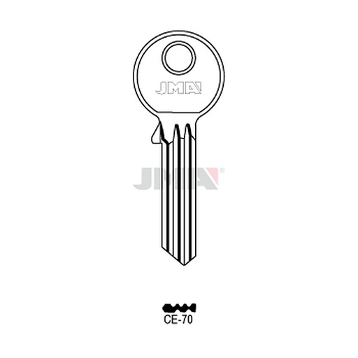 [CE-70] Clé plate ps laiton CE-70