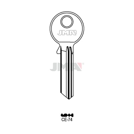 [CE-74] Clé plate ps laiton CE-74