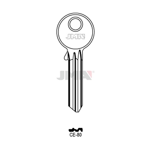 [CE-80] Clé plate ps laiton CE-80