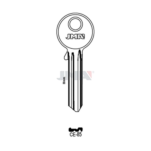 [CE-85] Clé plate ps laiton CE-85