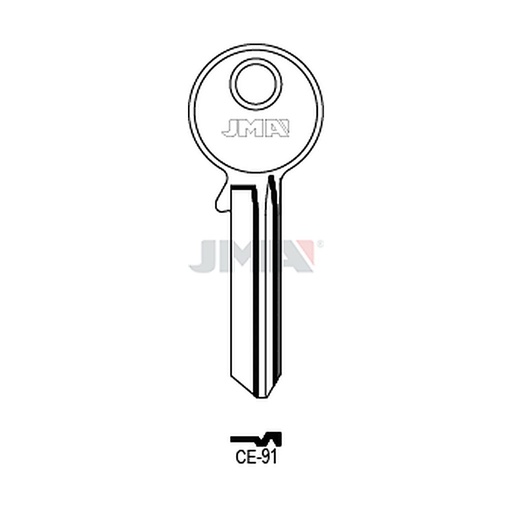 [CE-91] Clé plate acier CE-91