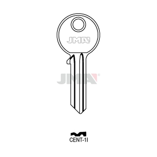 [CENT-1I] Clé plate acier CENT-1I