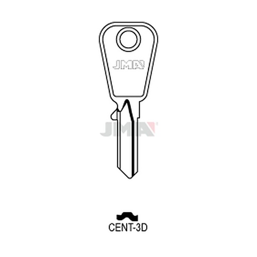 [CENT-3D] Clé plate acier CENT-3D