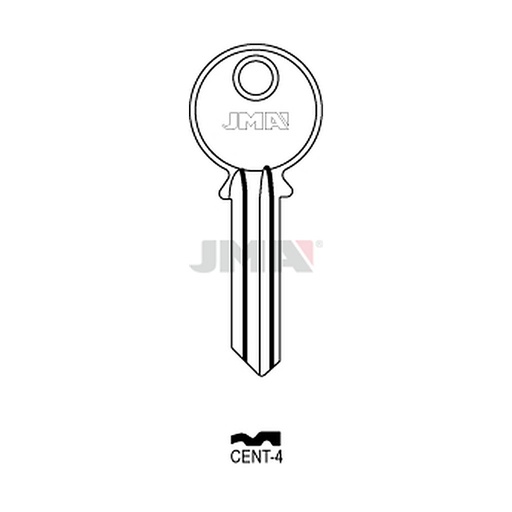 [CENT-4] Clé plate acier CENT-4