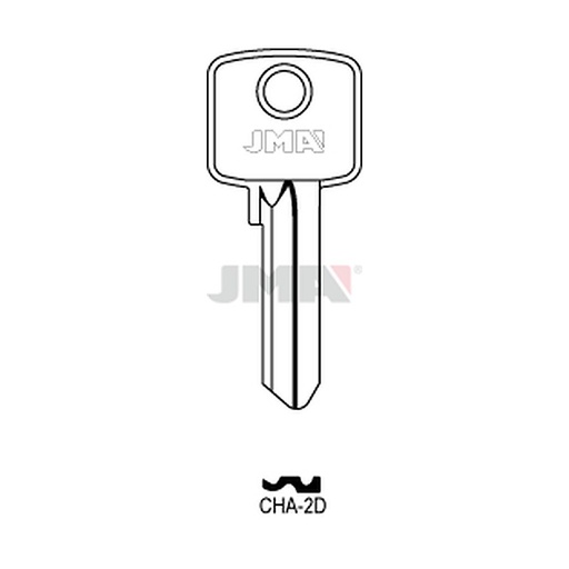 [CHA-2D] Clé plate acier CHA-2D