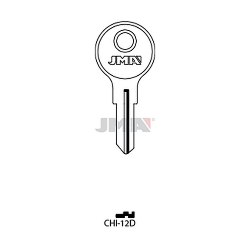 [CHI-12D] Clé plate acier CHI-12D