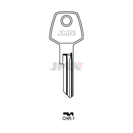[CHR-1] Clé plate acier CHR-1