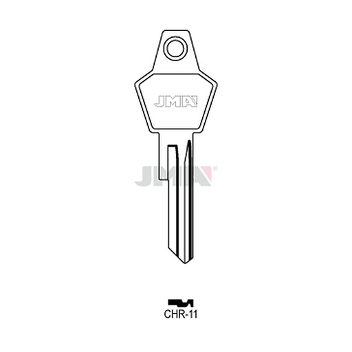[CHR-11] Clé plate acier CHR-11