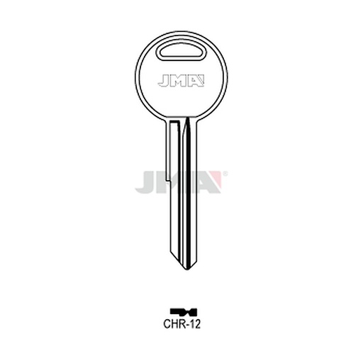 [CHR-12] Clé plate acier CHR-12