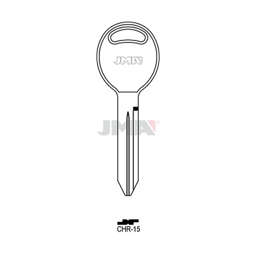 [CHR-15] Clé plate acier CHR-15