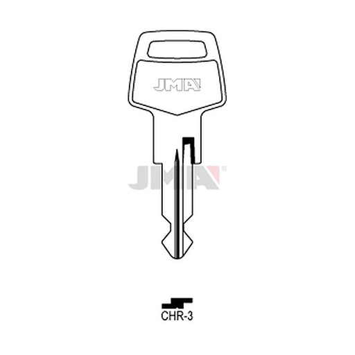 [CHR-3] Clé plate acier CHR-3