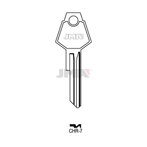 [CHR-7] Clé plate acier CHR-7