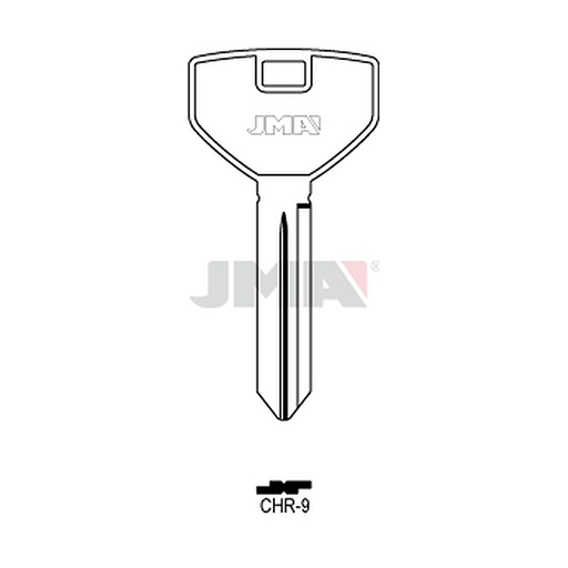 [CHR-9] Clé plate acier CHR-9
