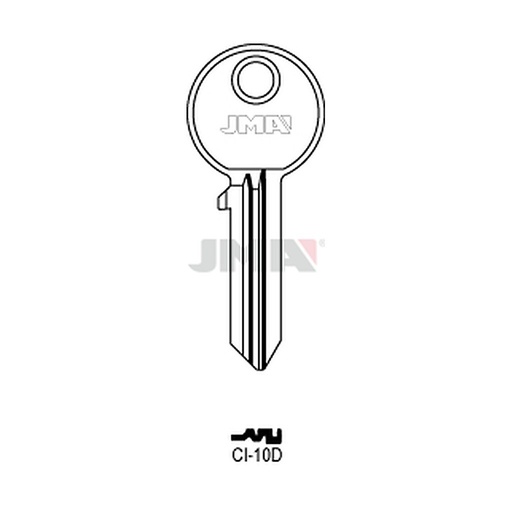 [CI-10D] Clé plate acier CI-10D