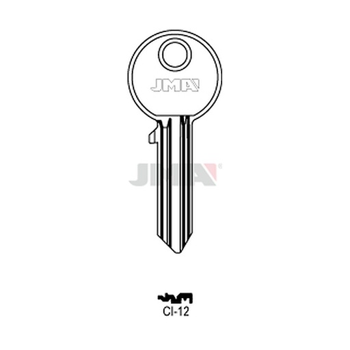 [CI-12] Clé plate acier CI-12
