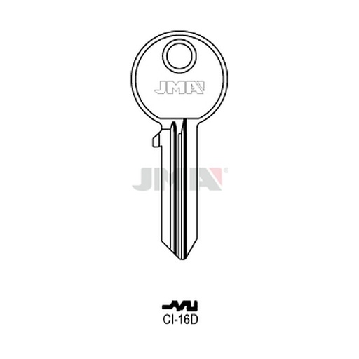 [CI-16D] Clé plate acier CI-16D