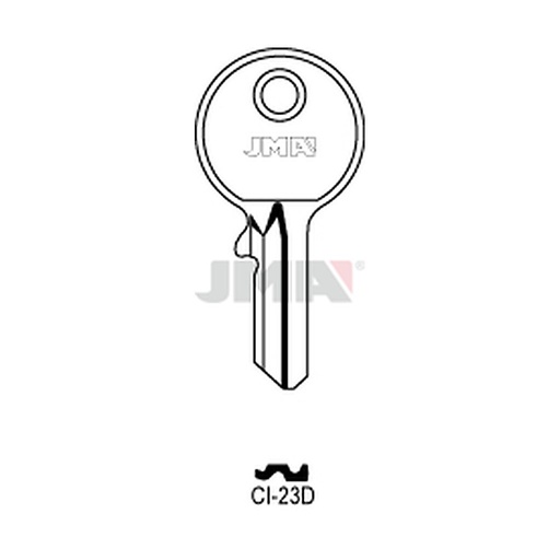 [CI-23D] Clé plate laiton CI-23D