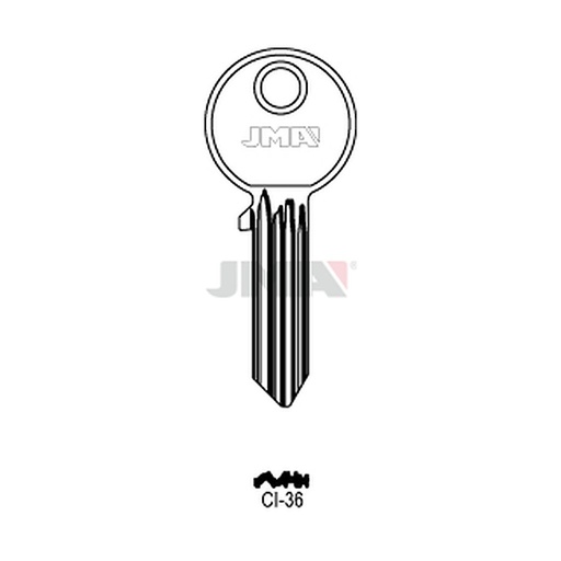 [CI-36] Clé plate acier CI-36