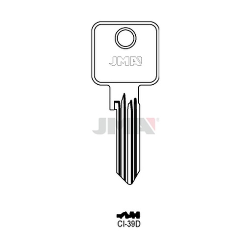 [CI-39D] Clé plate ps acier CI-39D