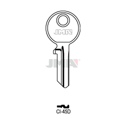 [CI-45D] Clé plate acier CI-45D