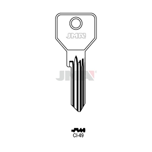[CI-49] Clé plate acier CI-49
