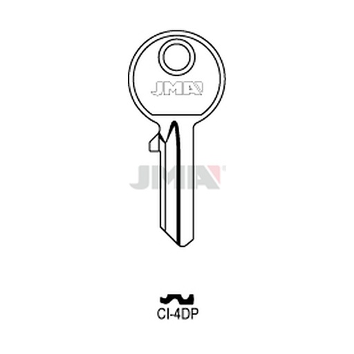 [CI-4DP] Clé plate acier CI-4DP