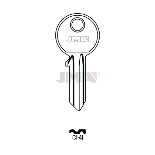 [CI-4I] Clé plate acier CI-4I