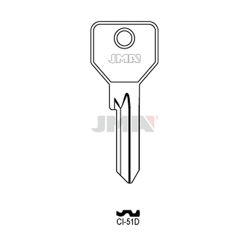 [CI-51D] Clé plate acier CI-51D