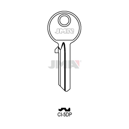 [CI-5DP] Clé plate acier CI-5DP